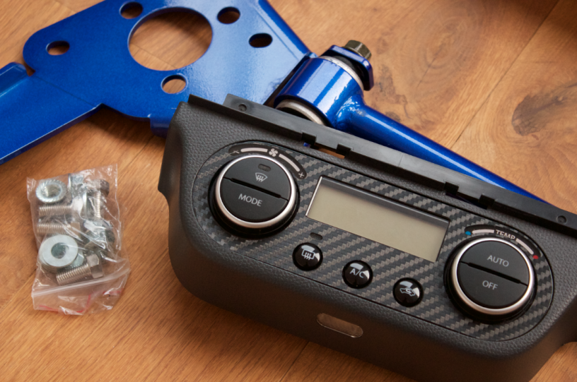 closeup of swift parts