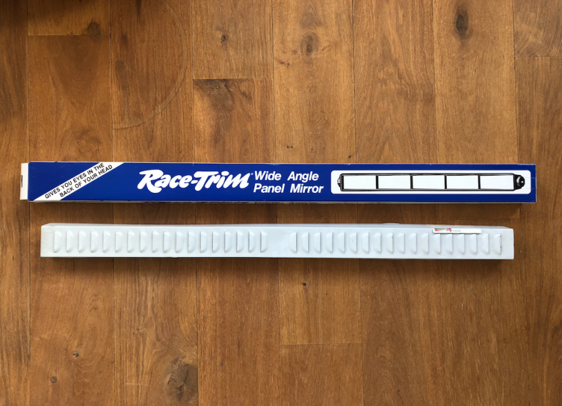 image of wide angle rearview mirror