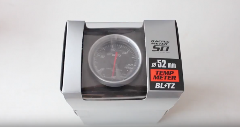 blitz oil temp gauge in package