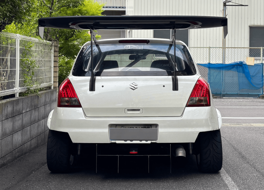 White zc31s with cut rear bumper